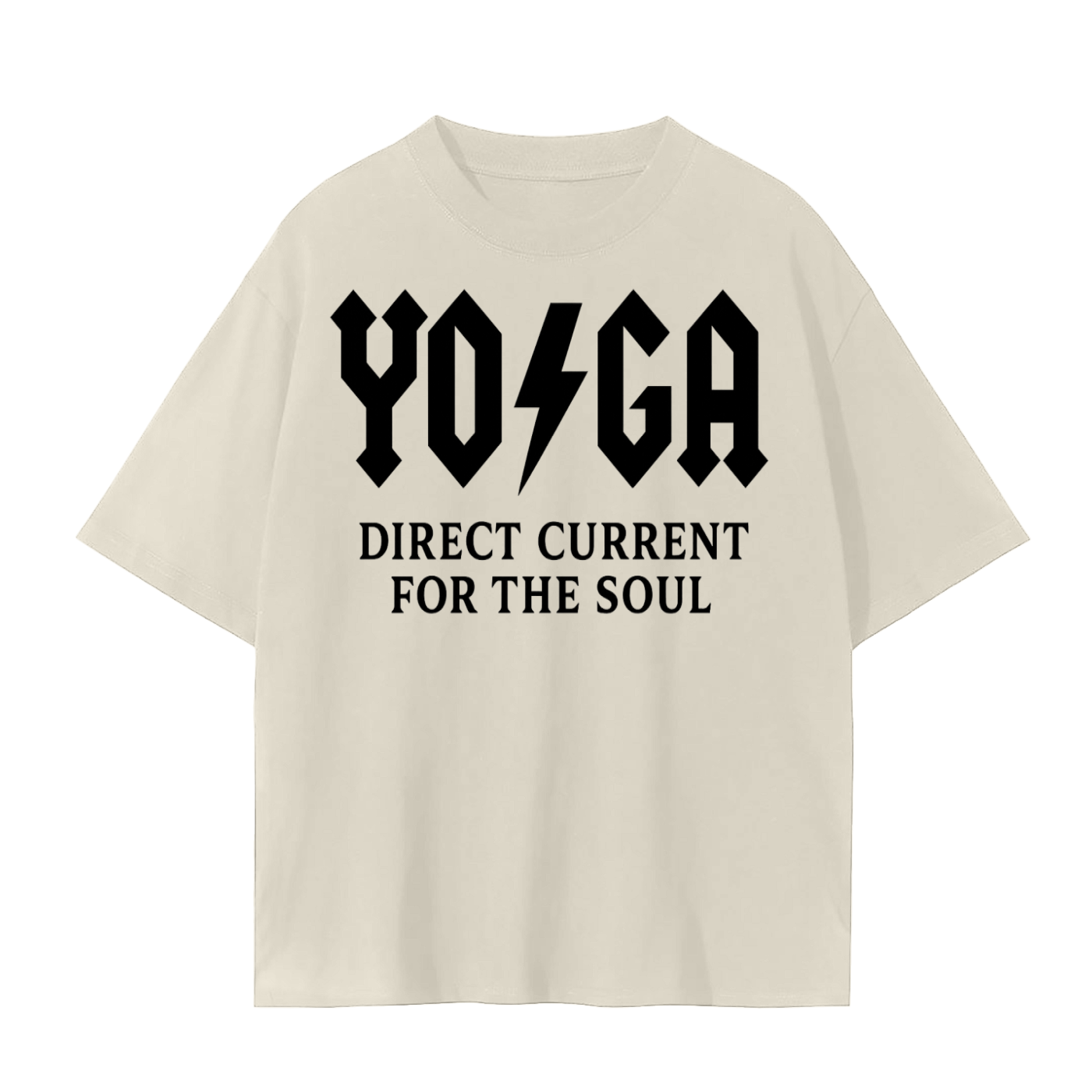 Yo⚡Ga T-Shirt | Unisex Cotton Tee | Spiritual Streetwear & Energy Balance Top