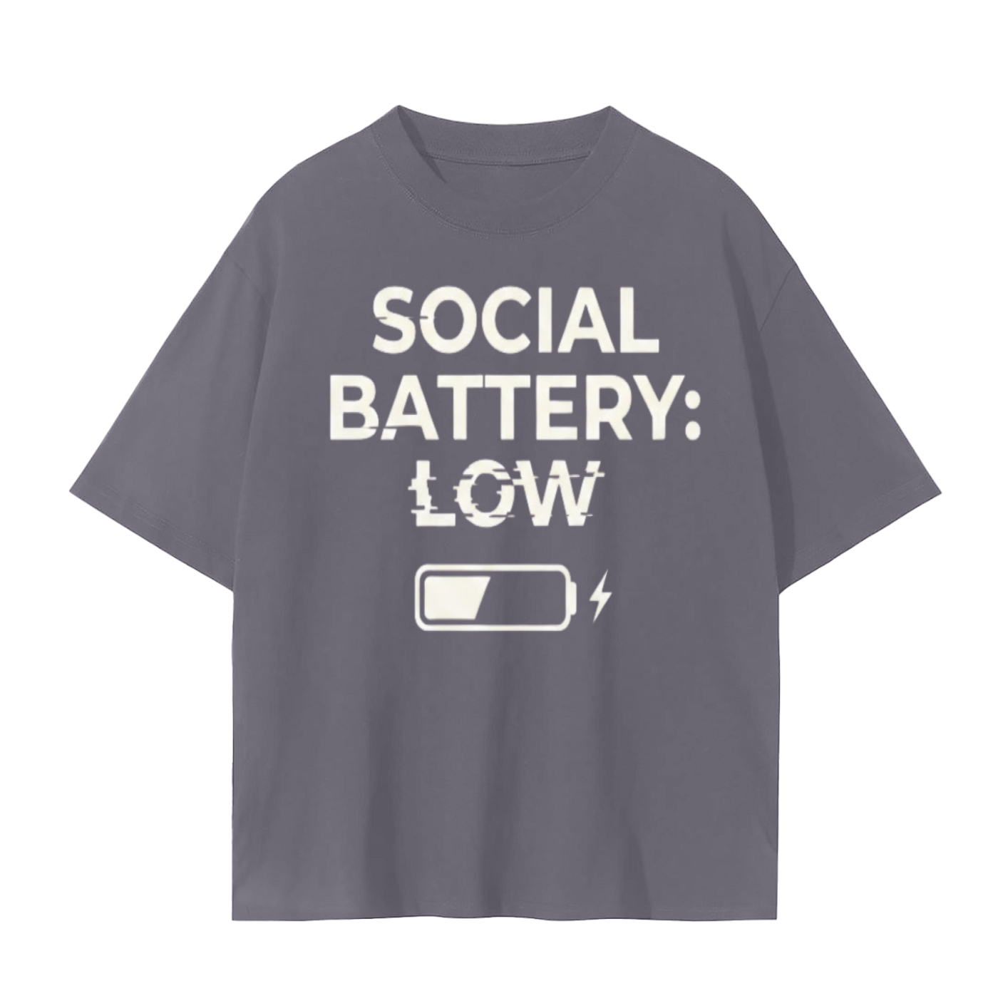 Quiet Yogi – Social Battery Low T-Shirt | Introvert Yoga Humor Cotton Tee