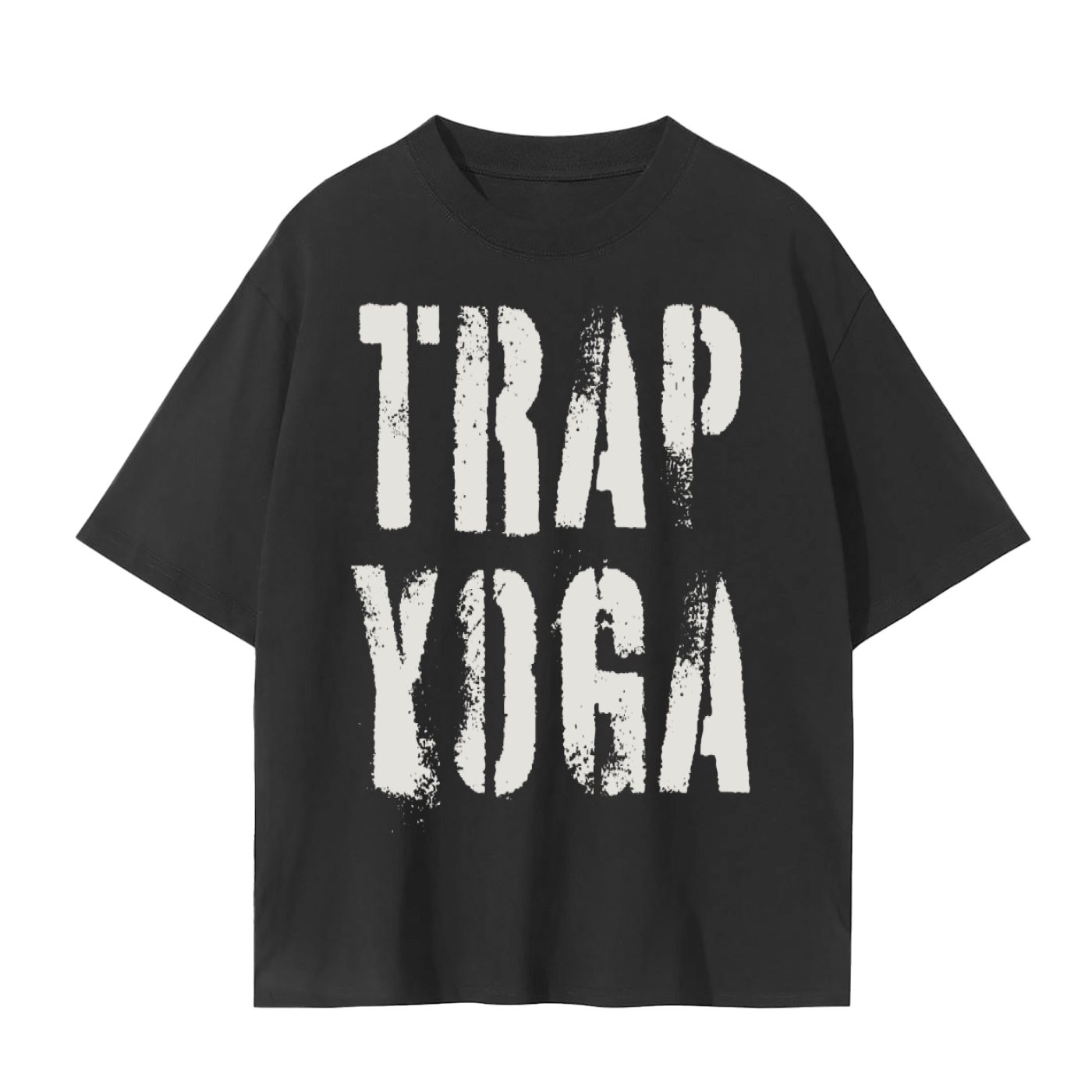 Trap Yoga T-Shirt | Street Meets Stillness Cotton Tee