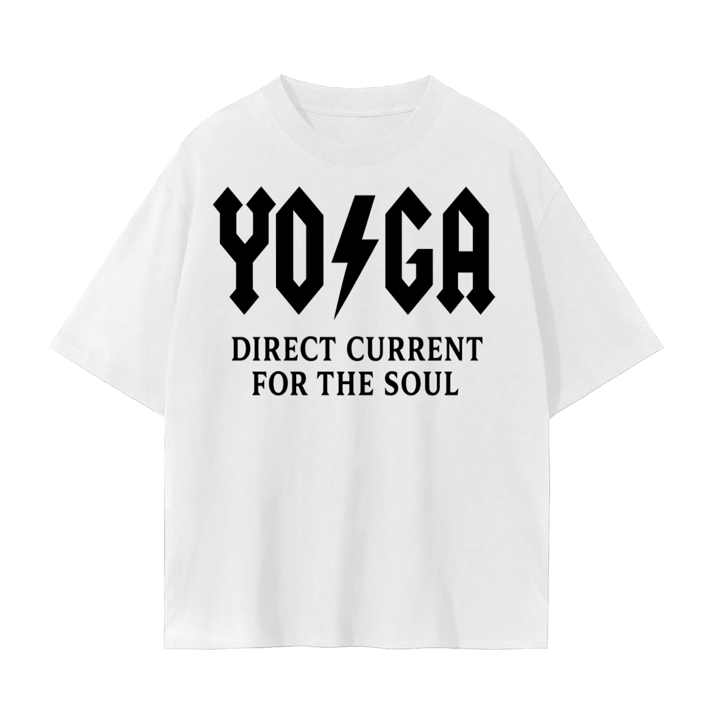 Yo⚡Ga T-Shirt | Unisex Cotton Tee | Spiritual Streetwear & Energy Balance Top