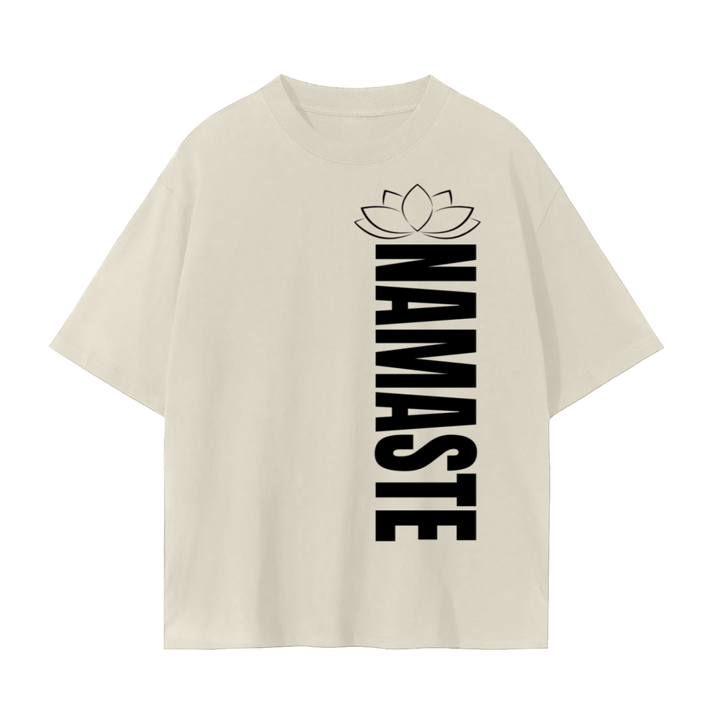 Namaste Mud Lotus Shirt | Growth Through Struggle Cotton Tee