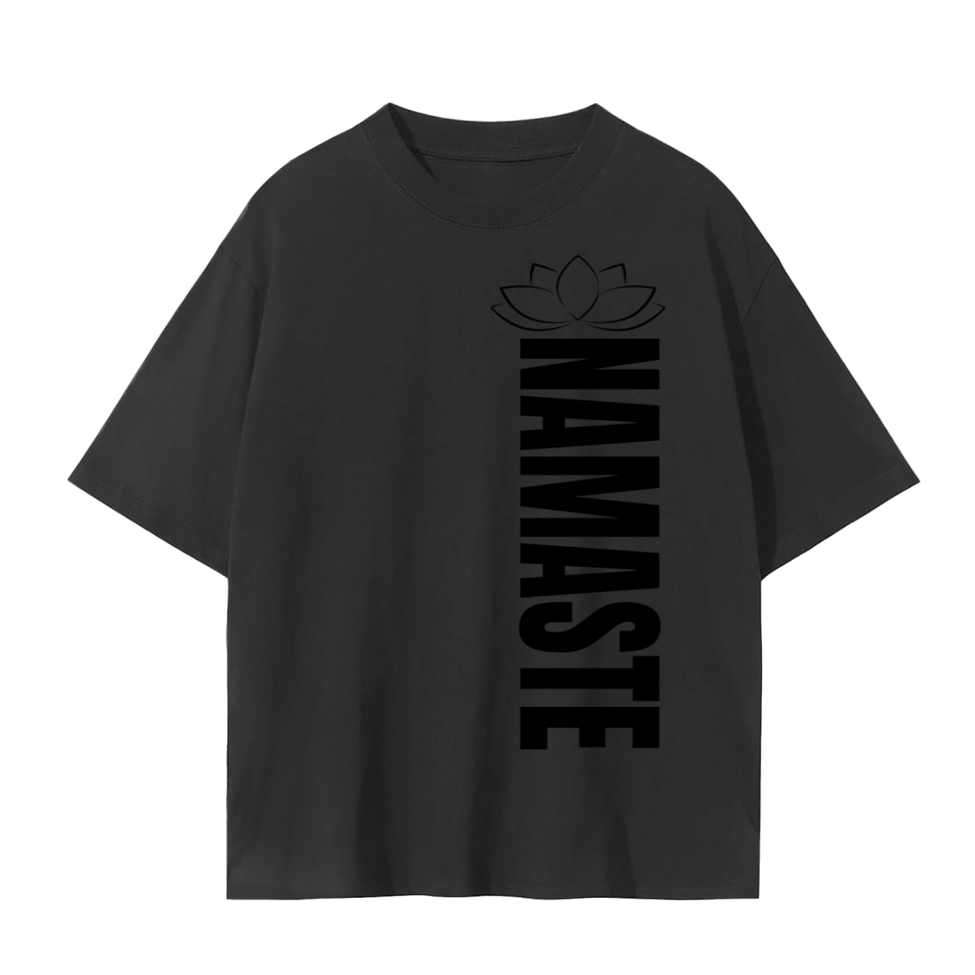 Namaste Mud Lotus Shirt | Growth Through Struggle Cotton Tee