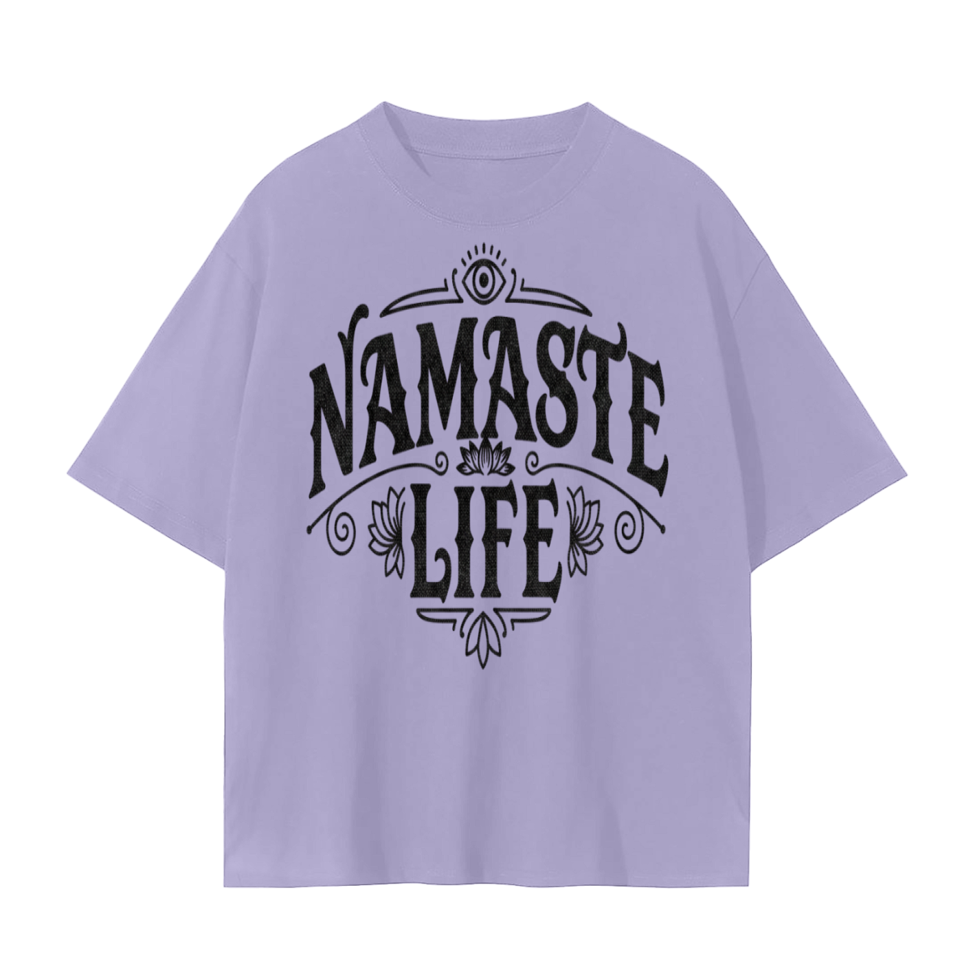 Namaste Life T-Shirt | Mindful Living Statement Cotton Tee