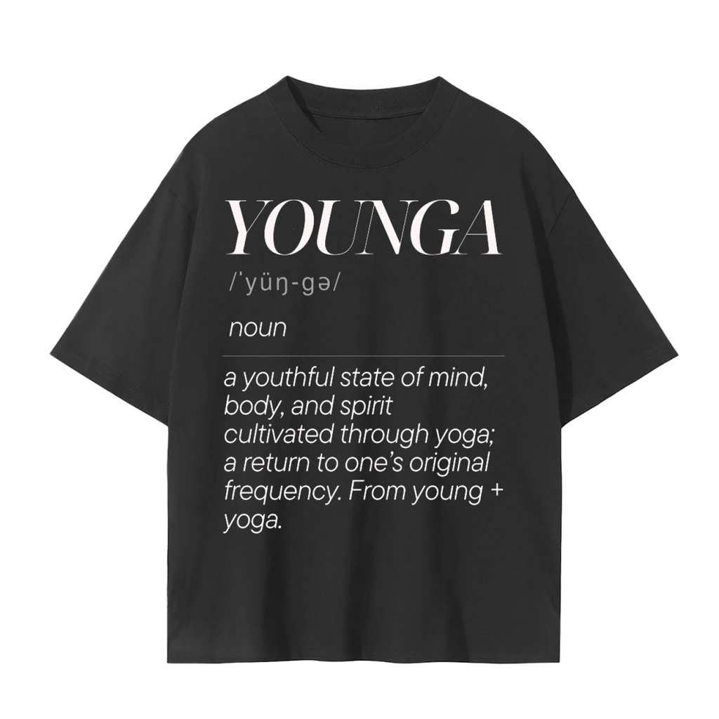 Younga T-Shirt | Young + Yoga Mindful Lifestyle Cotton Tee