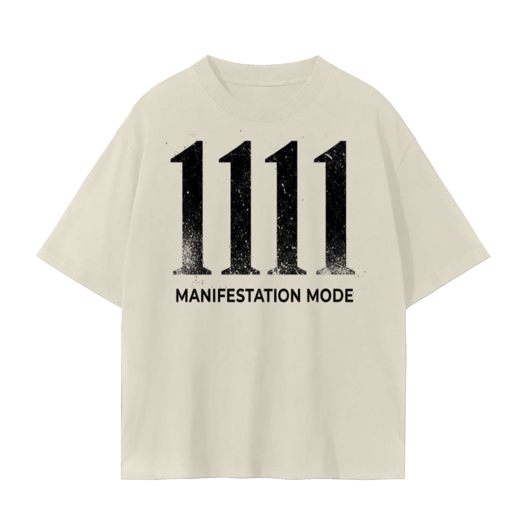 1111 Manifestation Mode T-Shirt | Angel Number 1111 Law of Attraction Cotton Tee