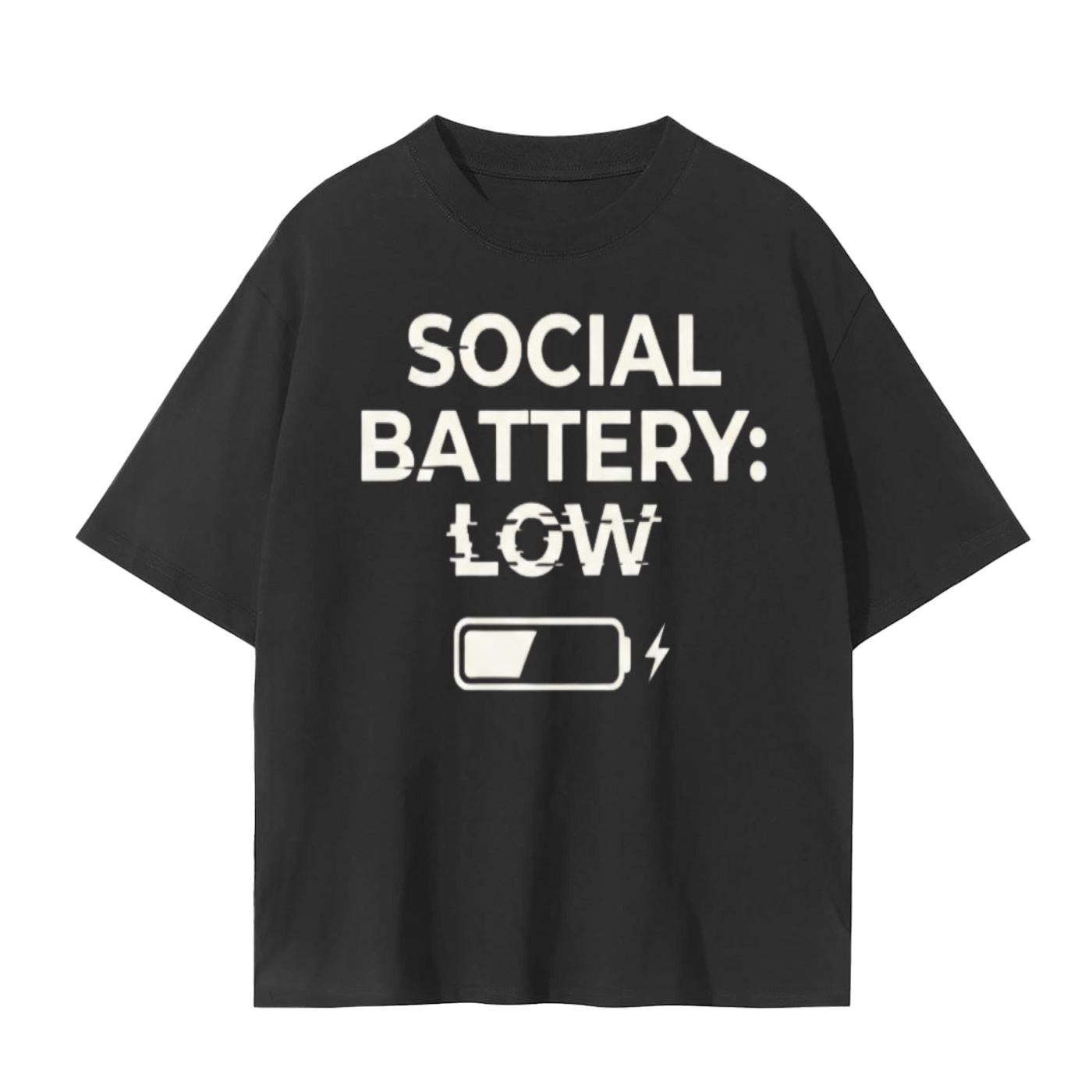 Quiet Yogi – Social Battery Low T-Shirt | Introvert Yoga Humor Cotton Tee