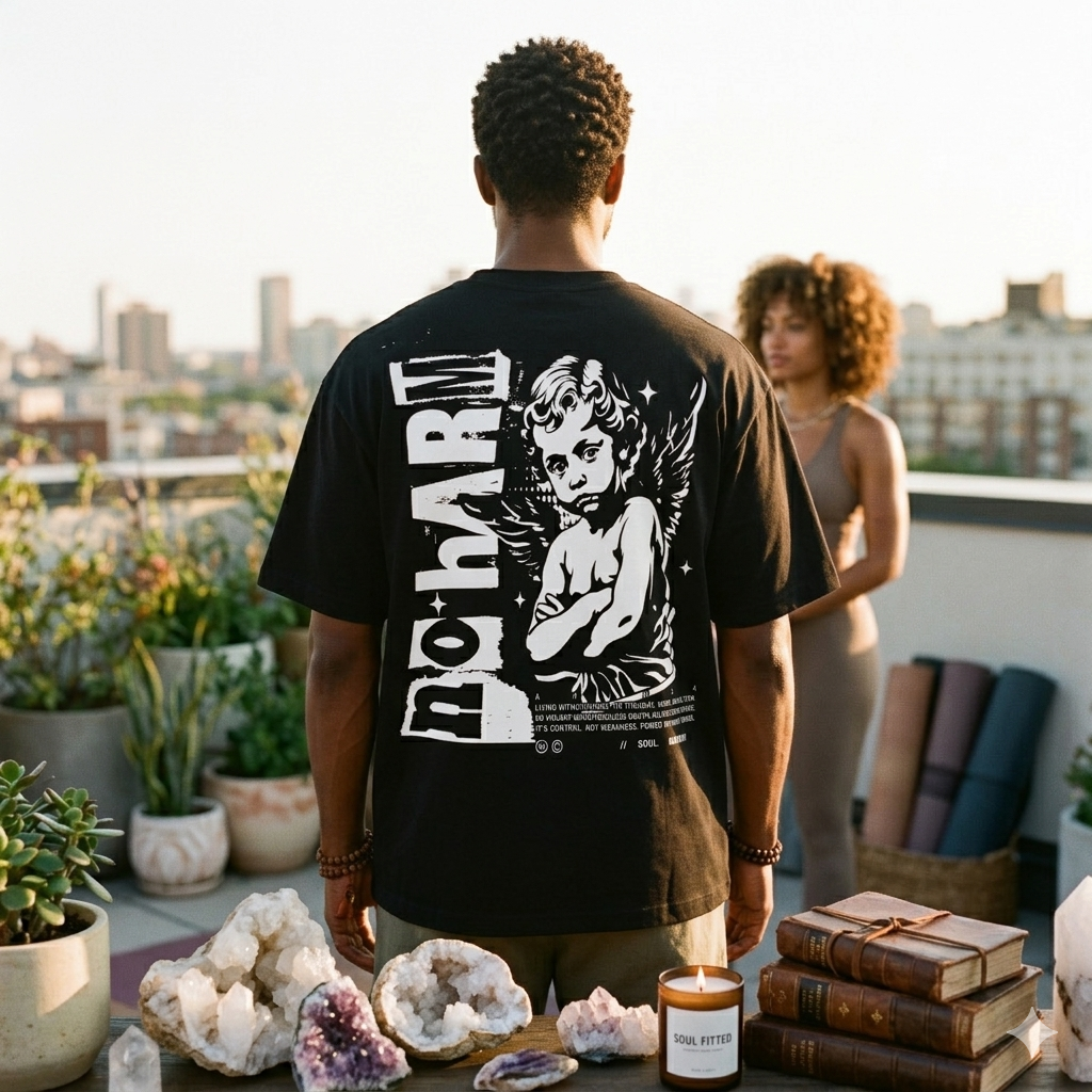 Ahimsa No Harm T-Shirt — Soul Fitted Streetwear