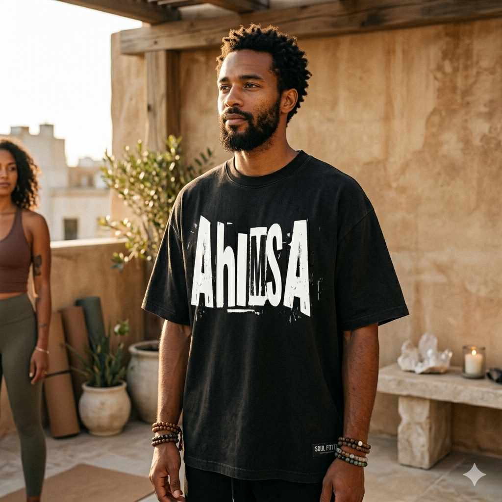 Ahimsa No Harm T-Shirt — Soul Fitted Streetwear