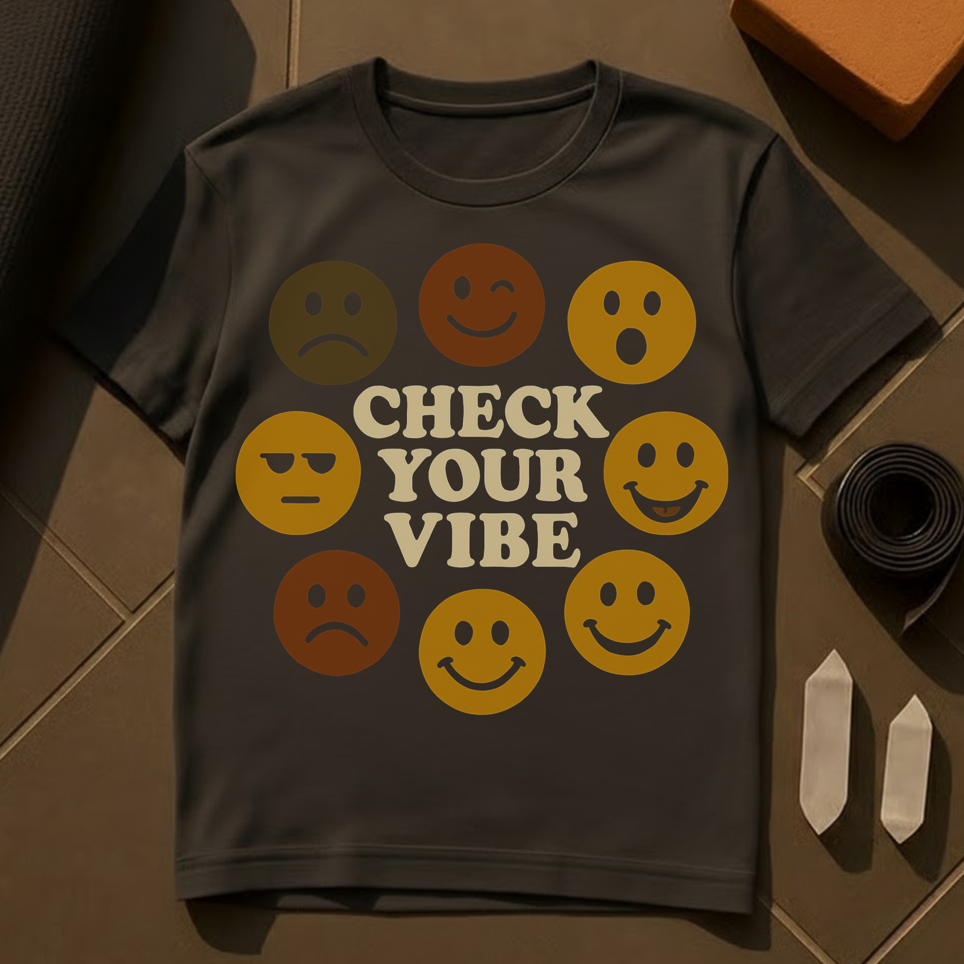 Check Your Vibe T-Shirt | High Vibration Mindfulness Cotton Tee