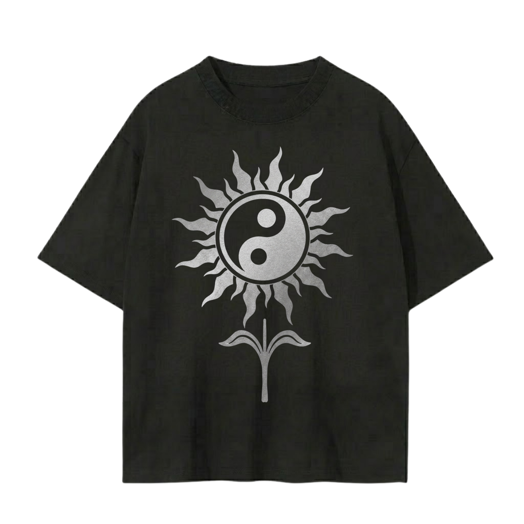 Yin Yang Flower T-Shirt — Soul Fitted Streetwear