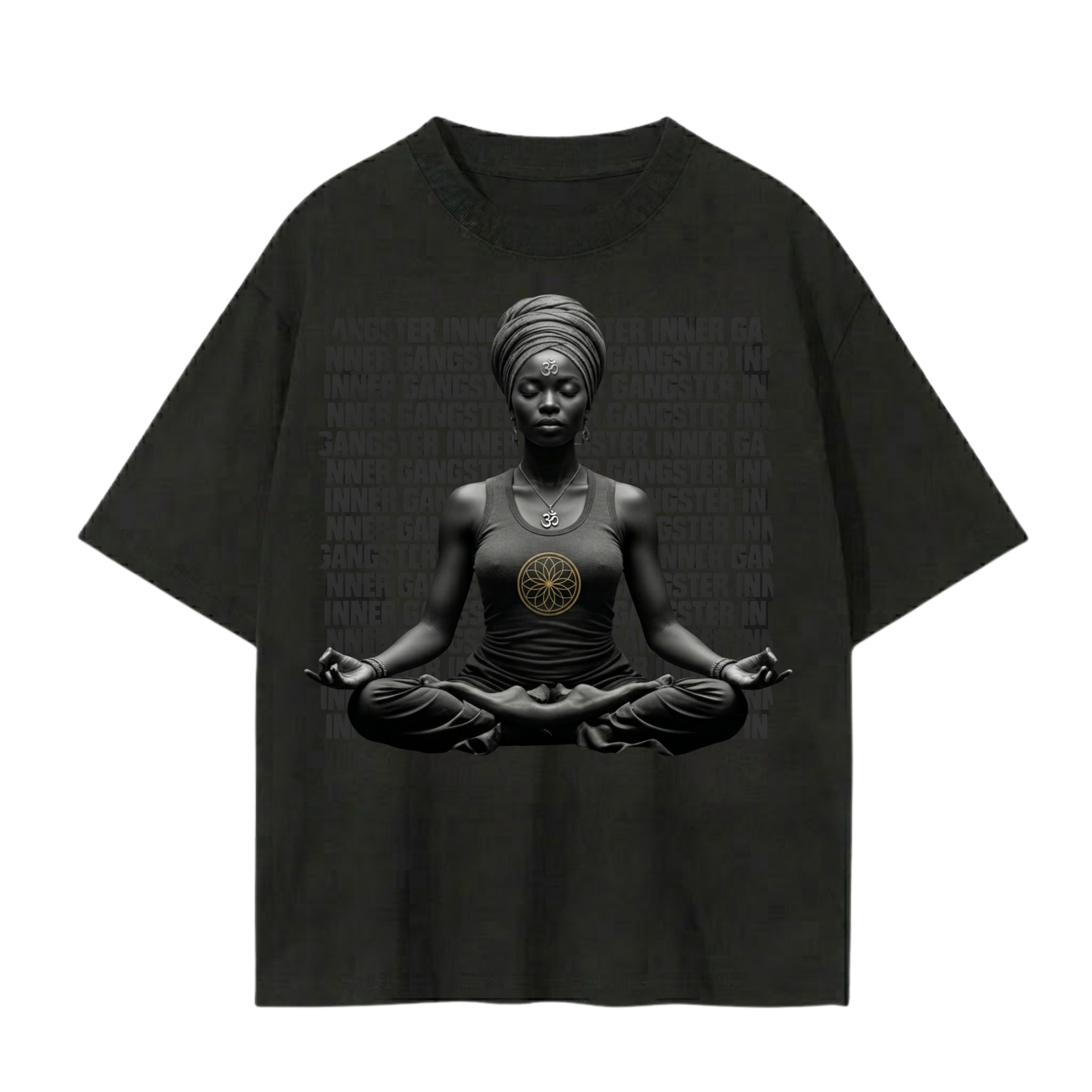 Inner Gangster T-Shirt | Spiritual Streetwear Oversized Tee | Soul Fitted