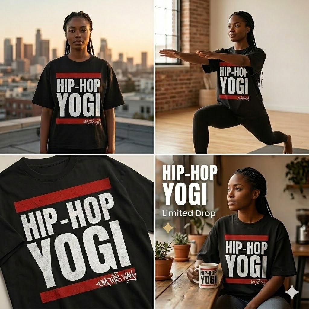 Hip Hop Yogi T-Shirt | Soul Fitted Brands | Urban Mindfulness Streetwear