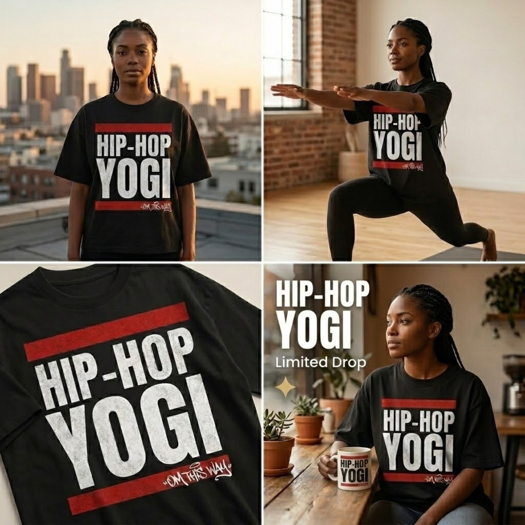 Hip Hop Yogi T-Shirt | Soul Fitted Brands | Urban Mindfulness Streetwear