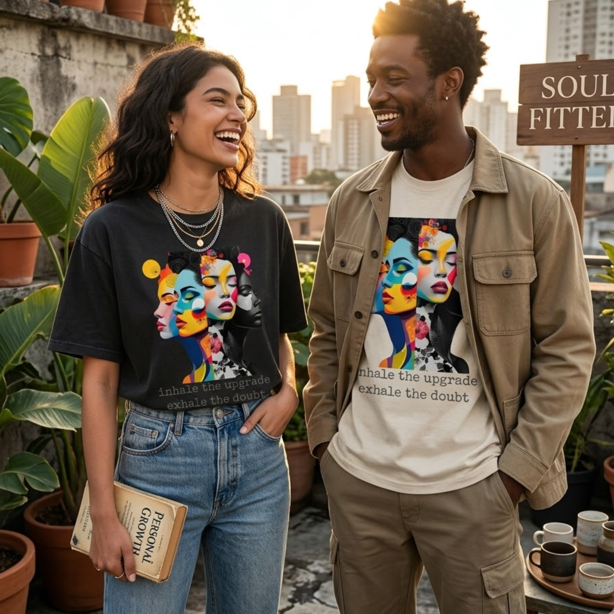 Inhale the Upgrade Exhale the Doubt T-Shirt | Soul Fitted Tee
