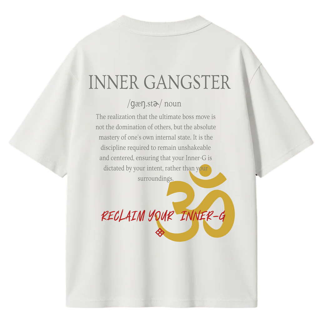 Inner Gangster T-Shirt | Spiritual Streetwear Oversized Tee | Soul Fitted