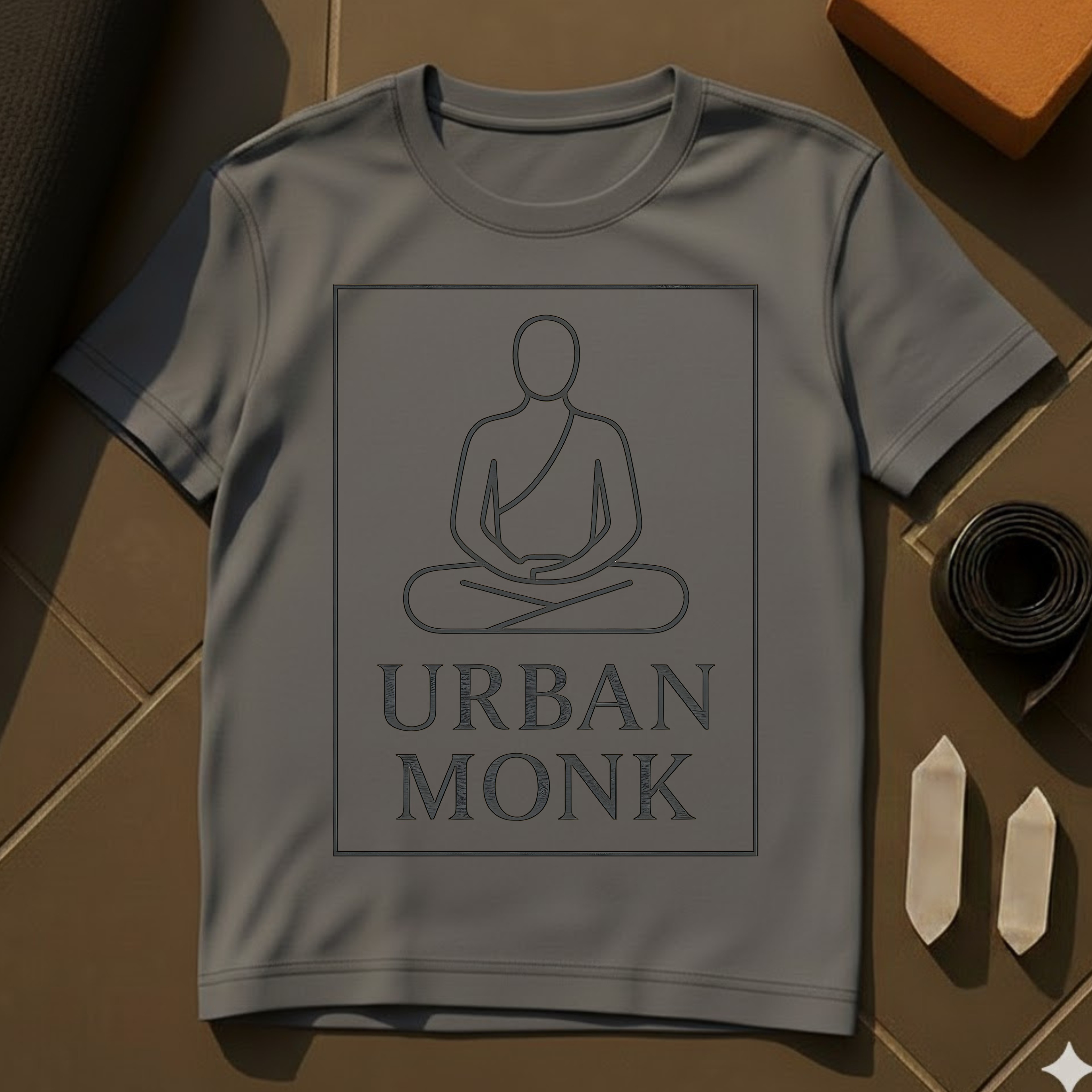 Urban Monk T-Shirt | City Zen & Modern Mindfulness Cotton Tee