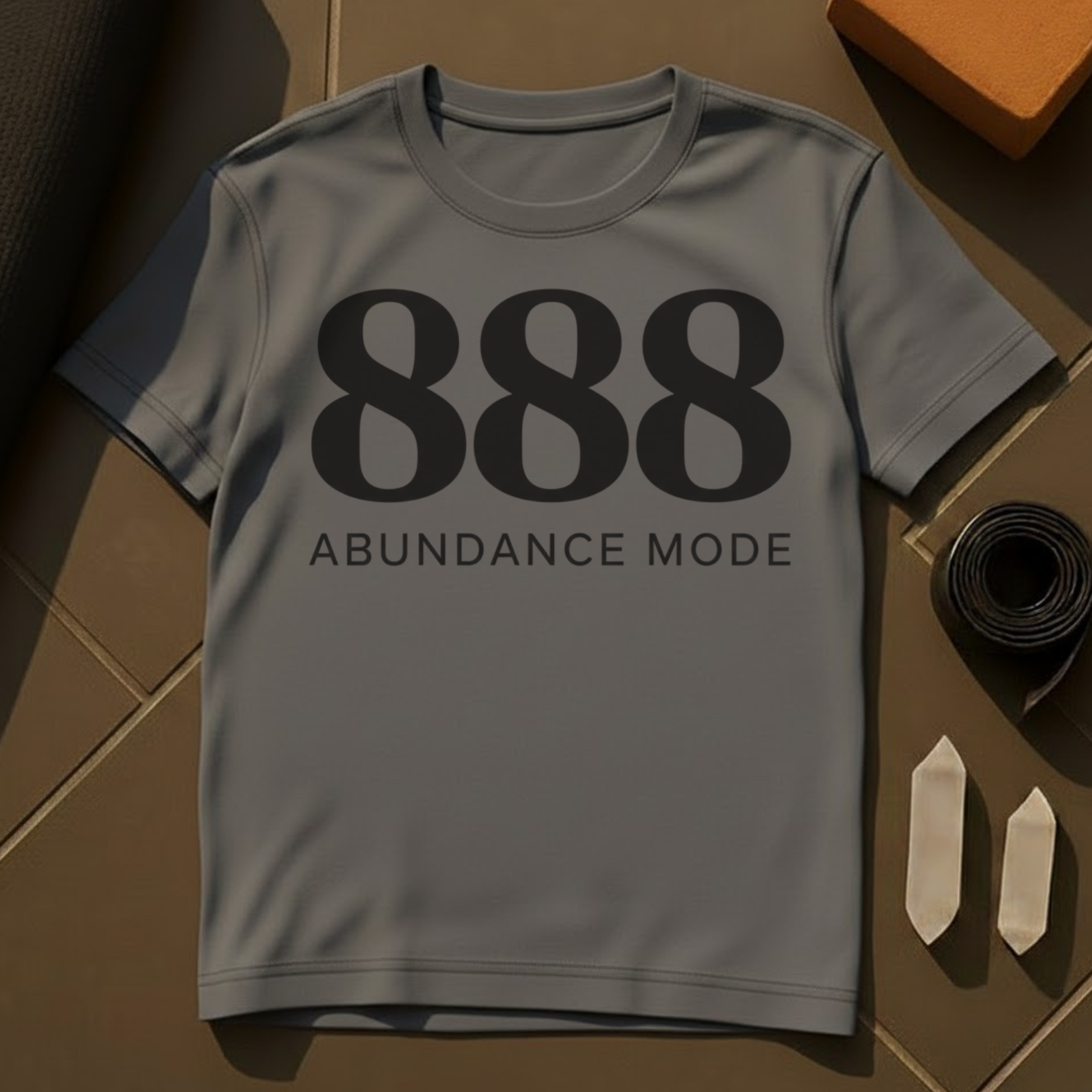 Abundance Mode 888 T-Shirt | Manifestation & Prosperity Mindset Cotton Tee