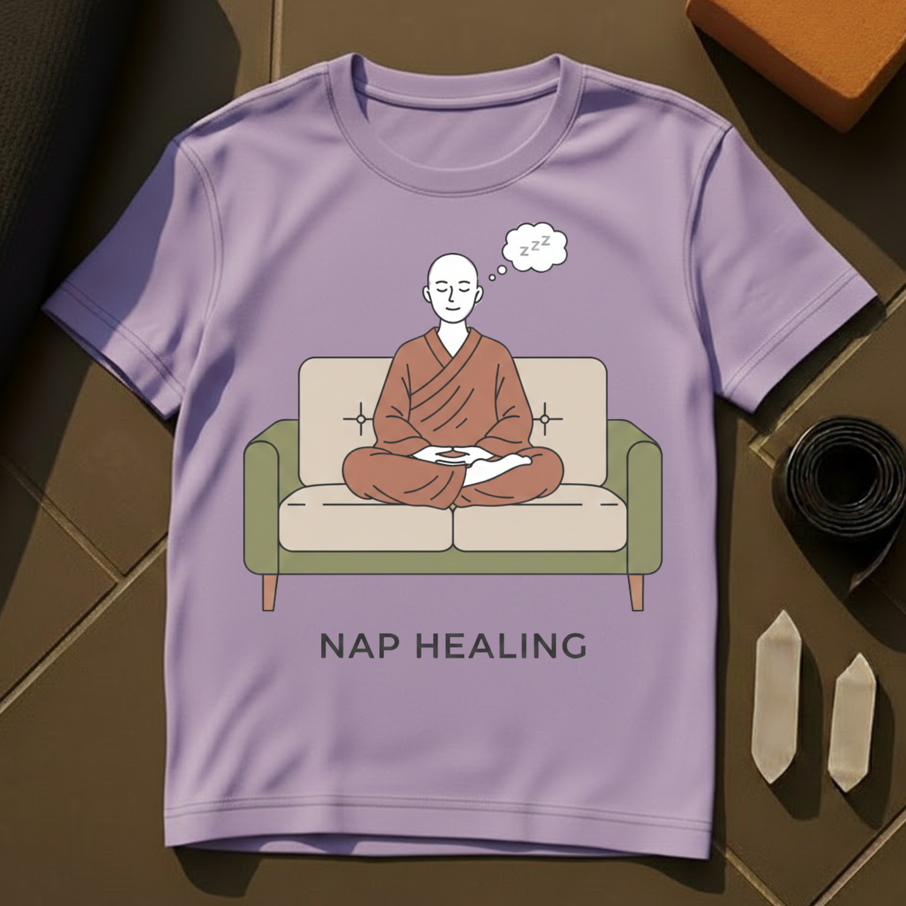 Nap Healing T-Shirt | Rest Is Productive Cotton Graphic Tee