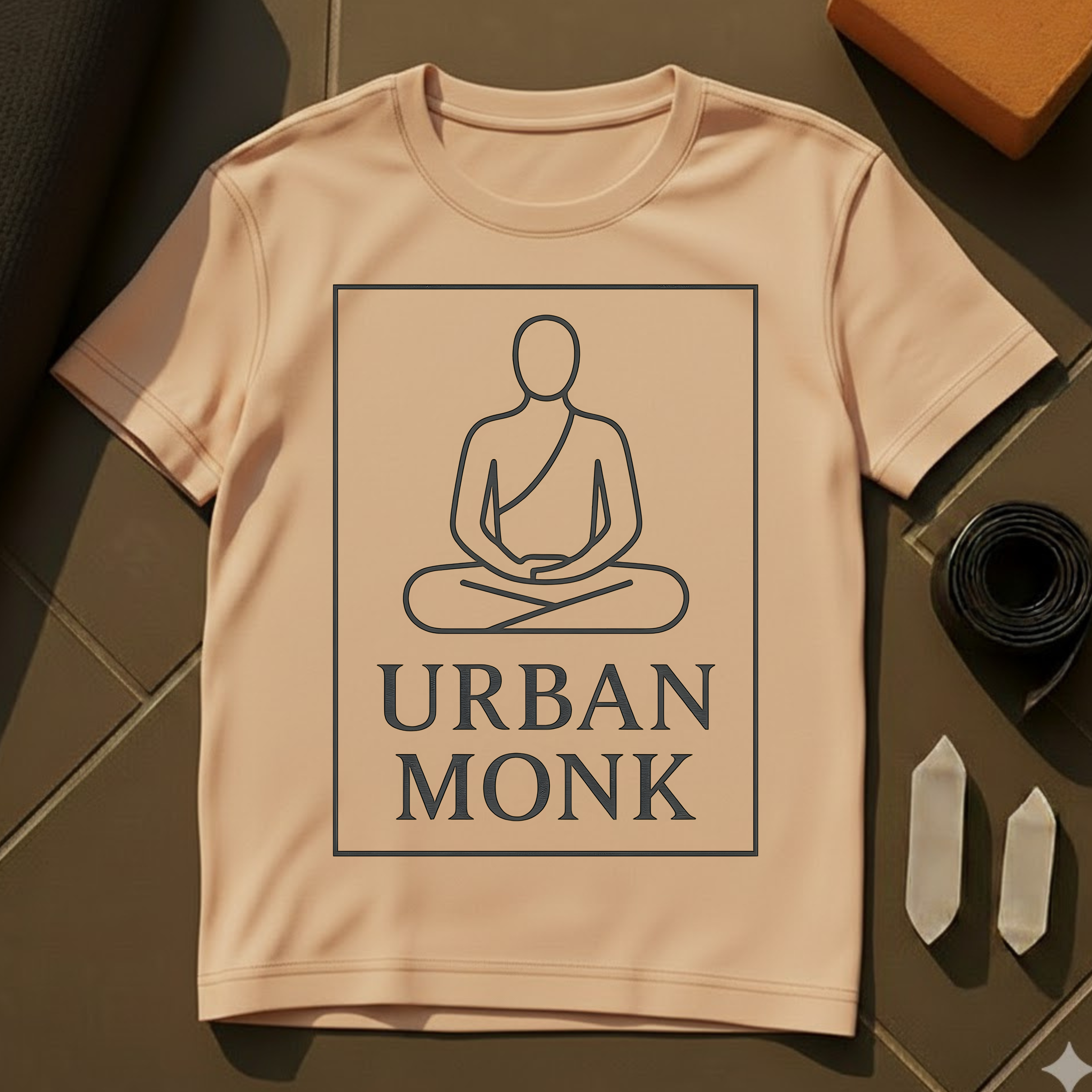 Urban Monk T-Shirt | City Zen & Modern Mindfulness Cotton Tee