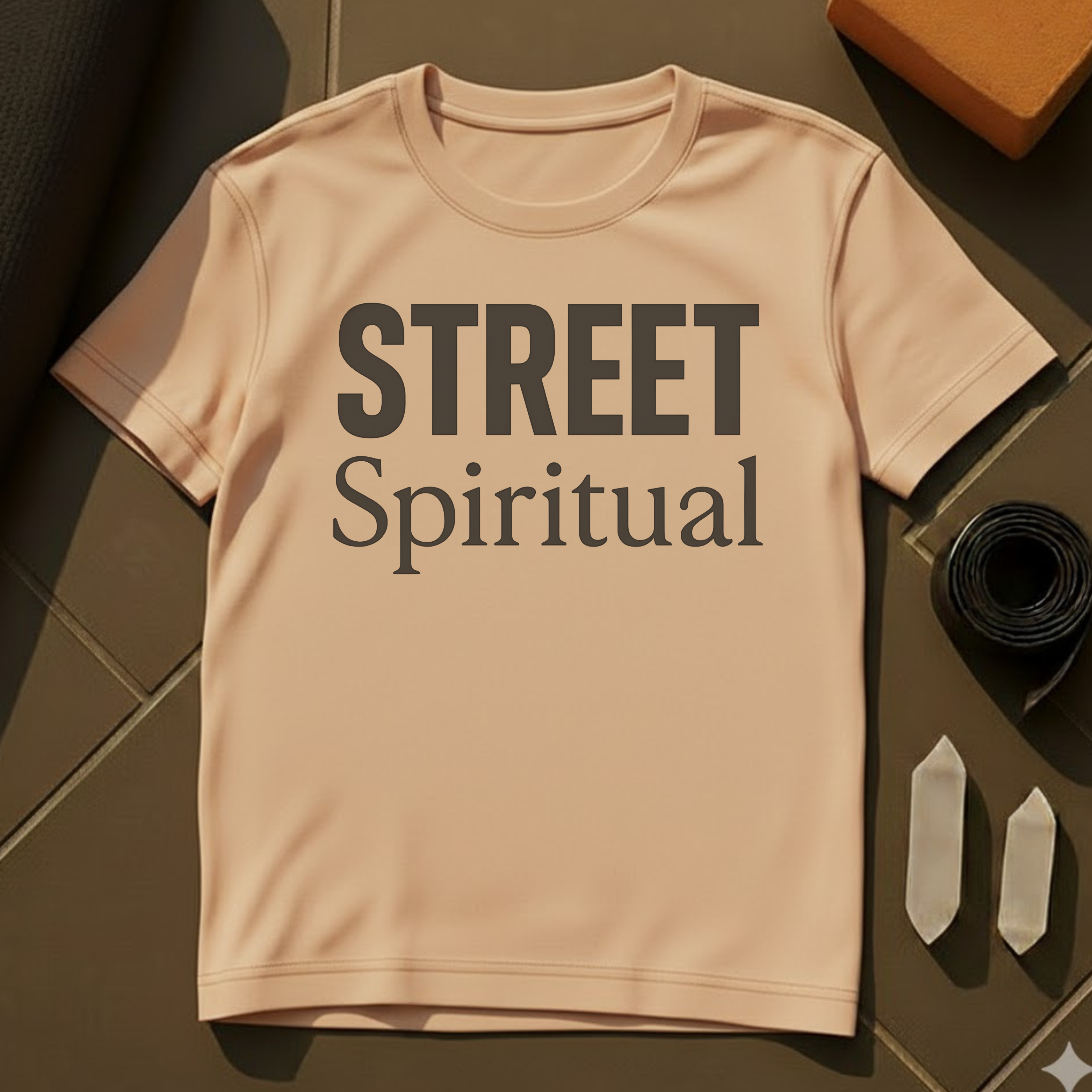 Street Spiritual T-Shirt | Urban Consciousness Cotton Graphic Tee