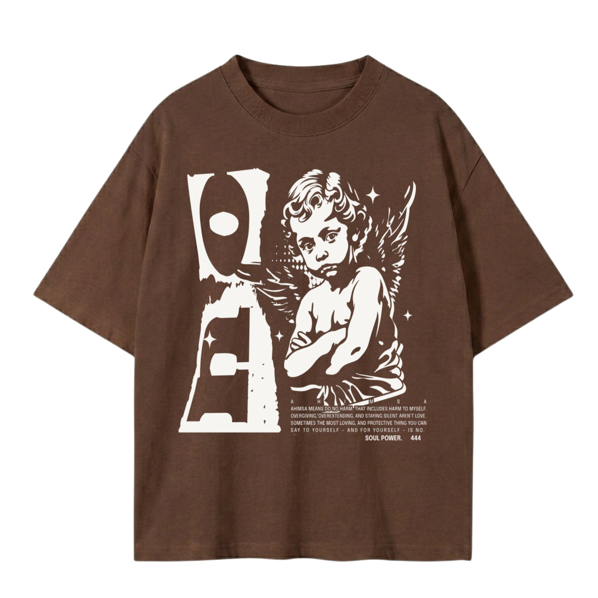 Angel Protection Tee No Is a Complete Sentence T-Shirt — Soul Fitted Streetwear