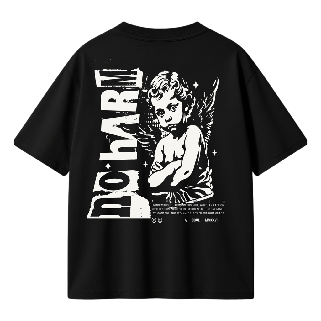Ahimsa No Harm T-Shirt — Soul Fitted Streetwear