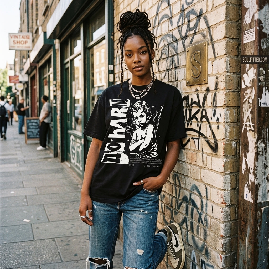 No Harm Ahimsa T-Shirt — Soul Fitted Streetwear