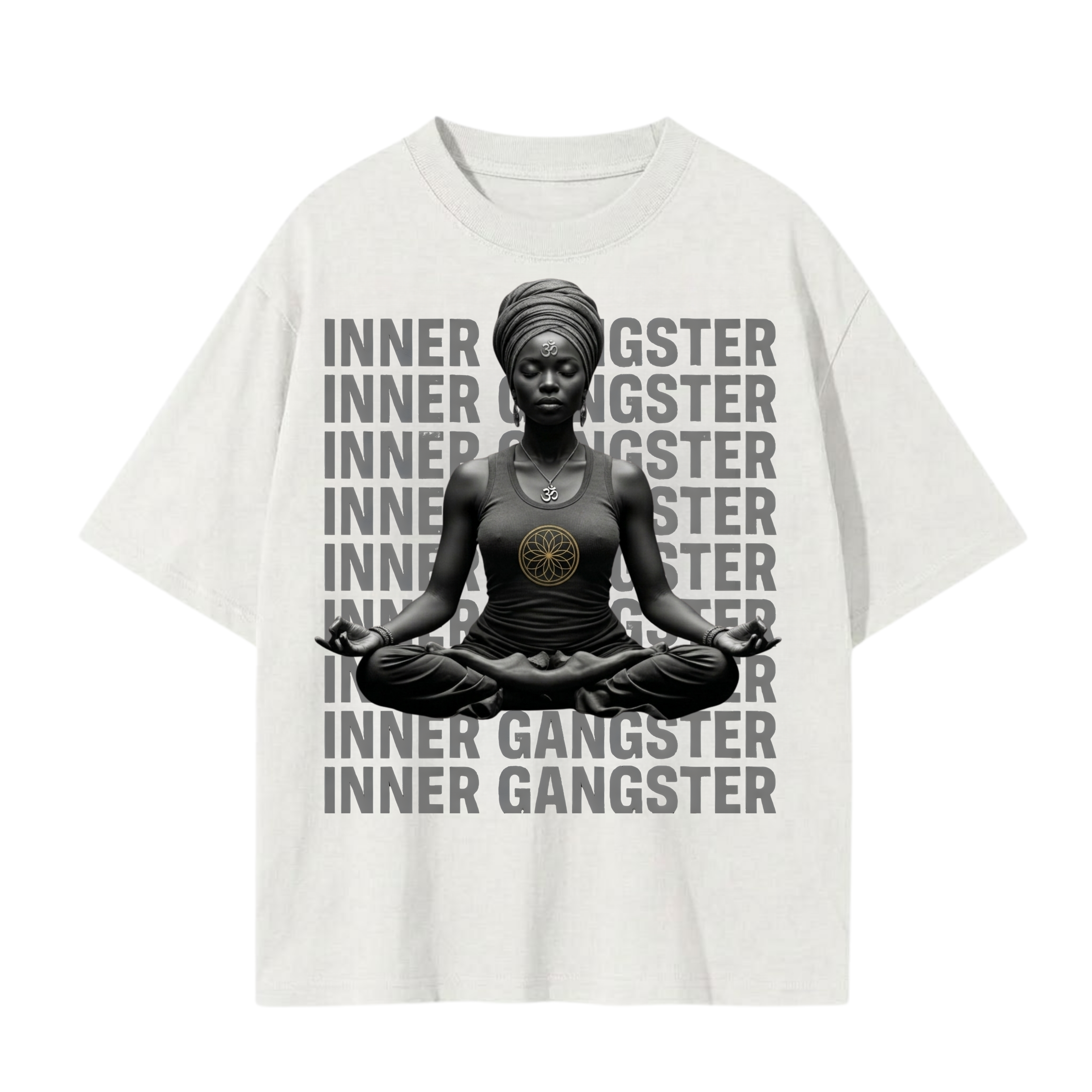Inner Gangster T-Shirt | Spiritual Streetwear Oversized Tee | Soul Fitted | Sol Inner-G Revolution