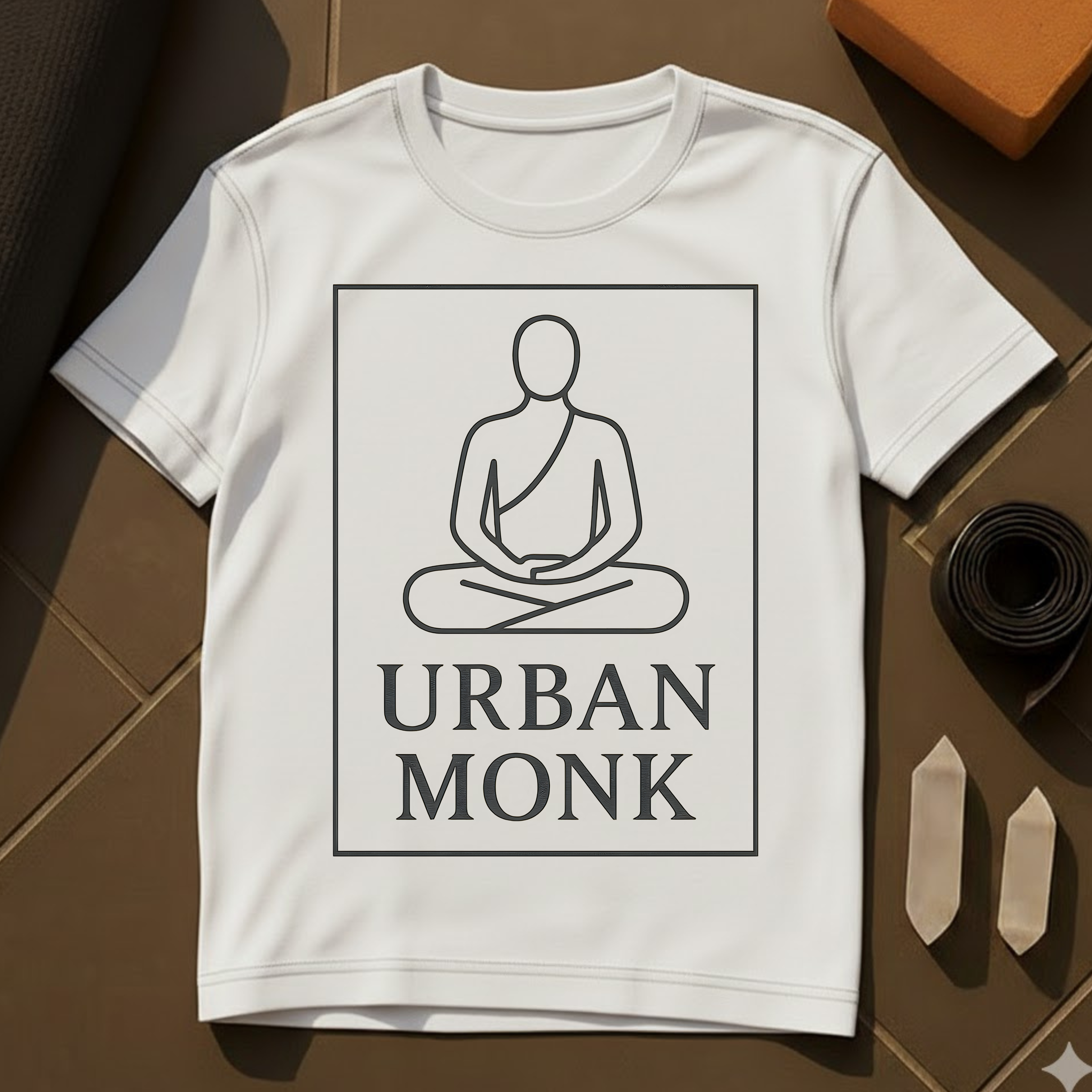 Urban Monk T-Shirt | City Zen & Modern Mindfulness Cotton Tee