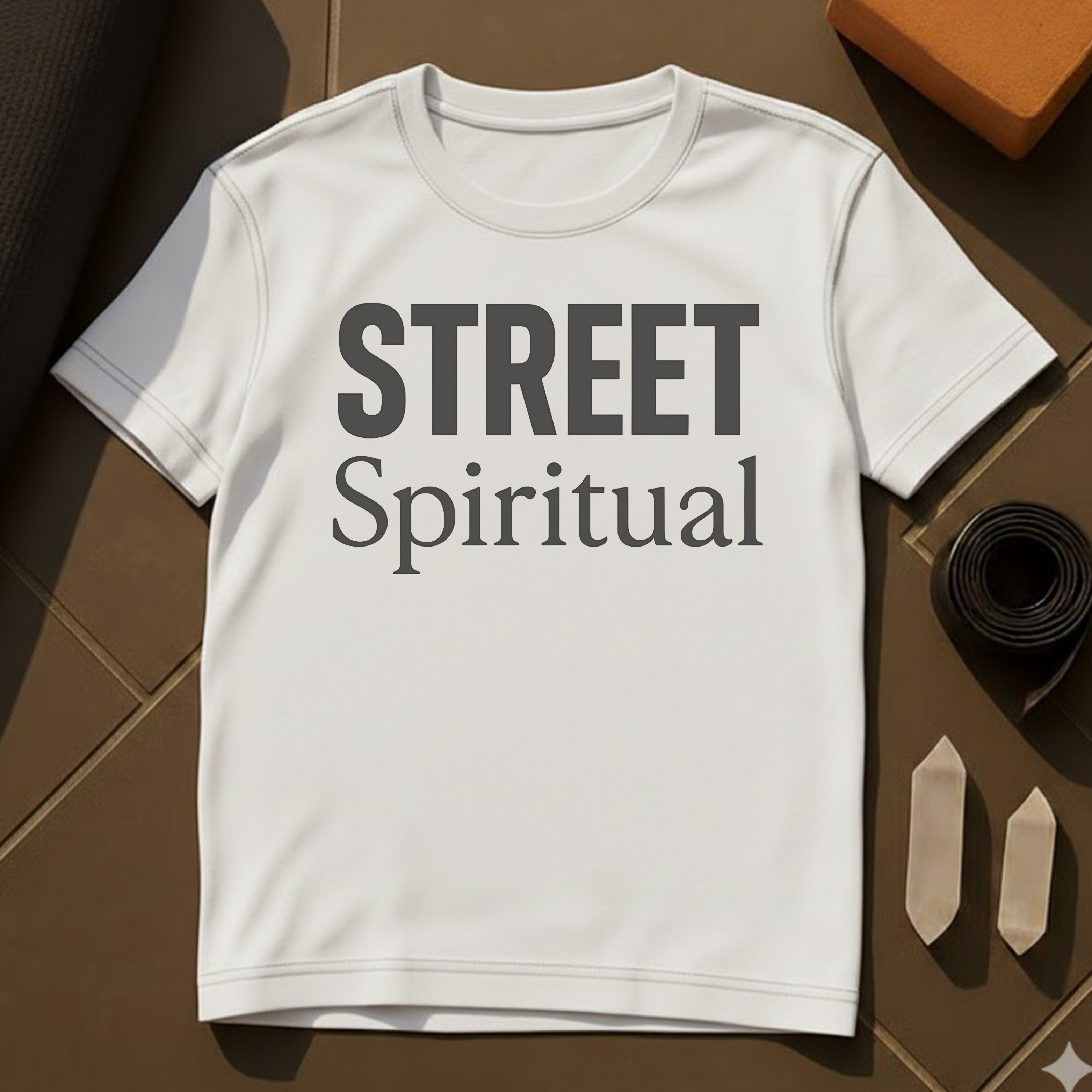Street Spiritual T-Shirt | Urban Consciousness Cotton Graphic Tee