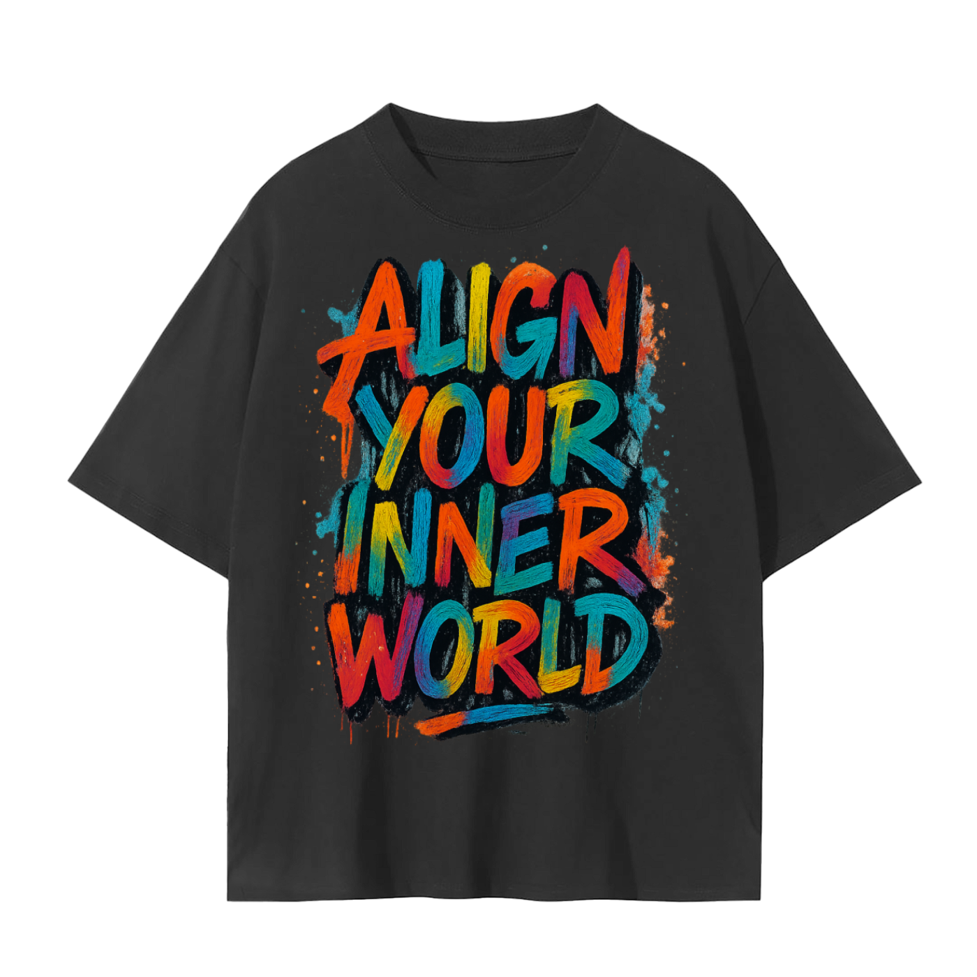 Align Your Inner World T-Shirt | Mindfulness Meditation Yoga Cotton Tee