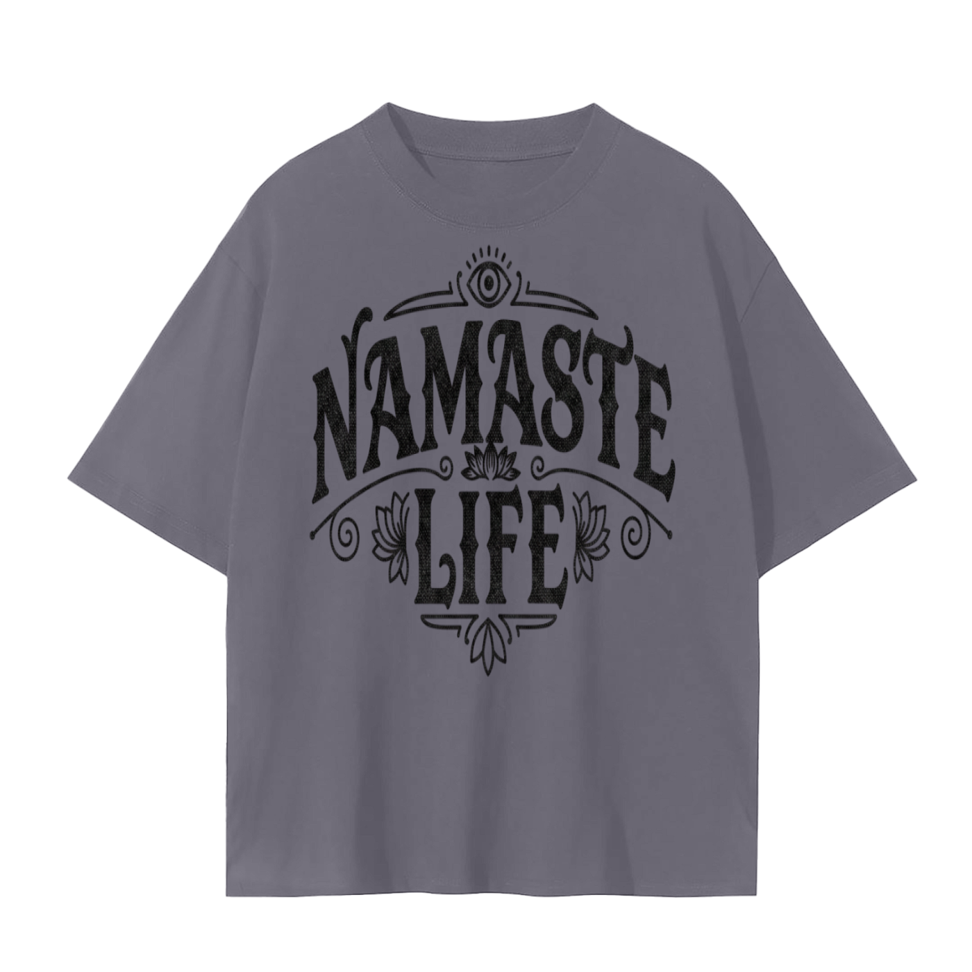 Namaste Life T-Shirt | Mindful Living Statement Cotton Tee