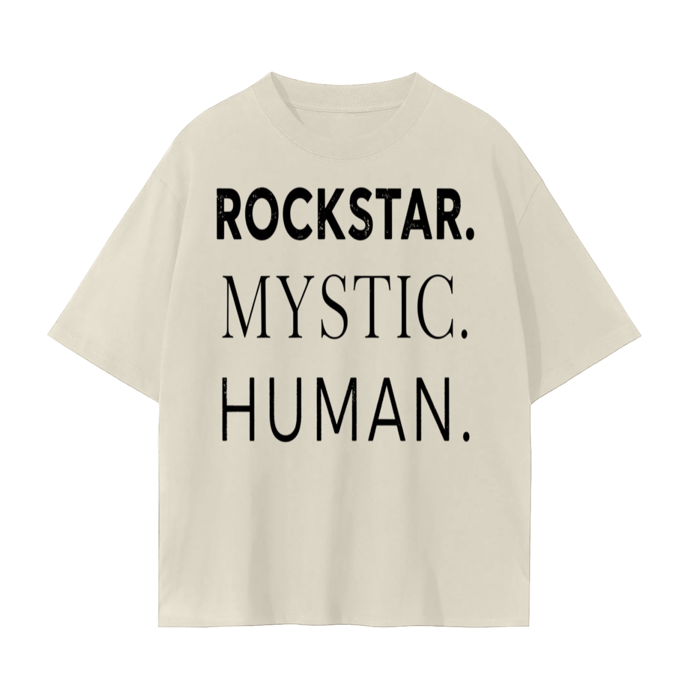 Rockstar Mystic Human T-Shirt | Soul Fitted Brands | Soulful Statement Tee