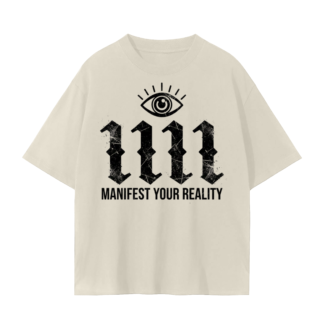 1111 Manifest Your Reality T-Shirt | Angel Number 1111 Manifestation Cotton Tee