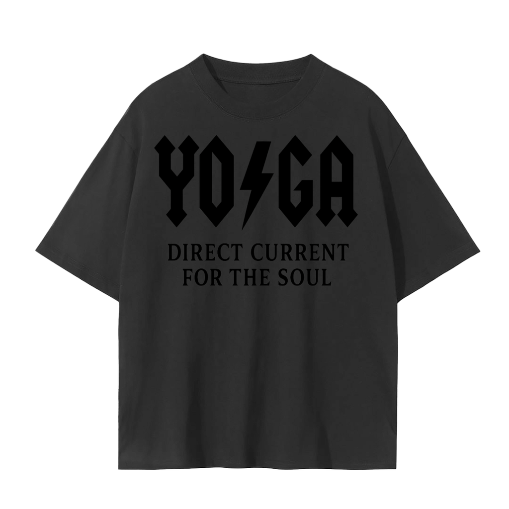 Yo⚡Ga T-Shirt | Unisex Cotton Tee | Spiritual Streetwear & Energy Balance Top