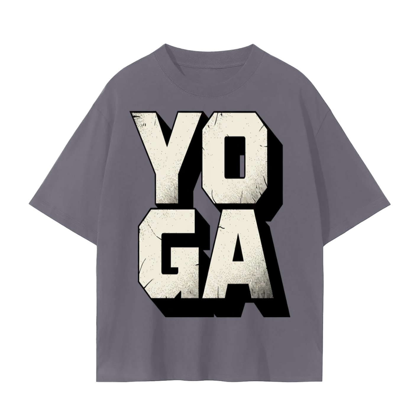YO GA Bold Trap City T-Shirt | Street Yoga Statement Cotton Tee