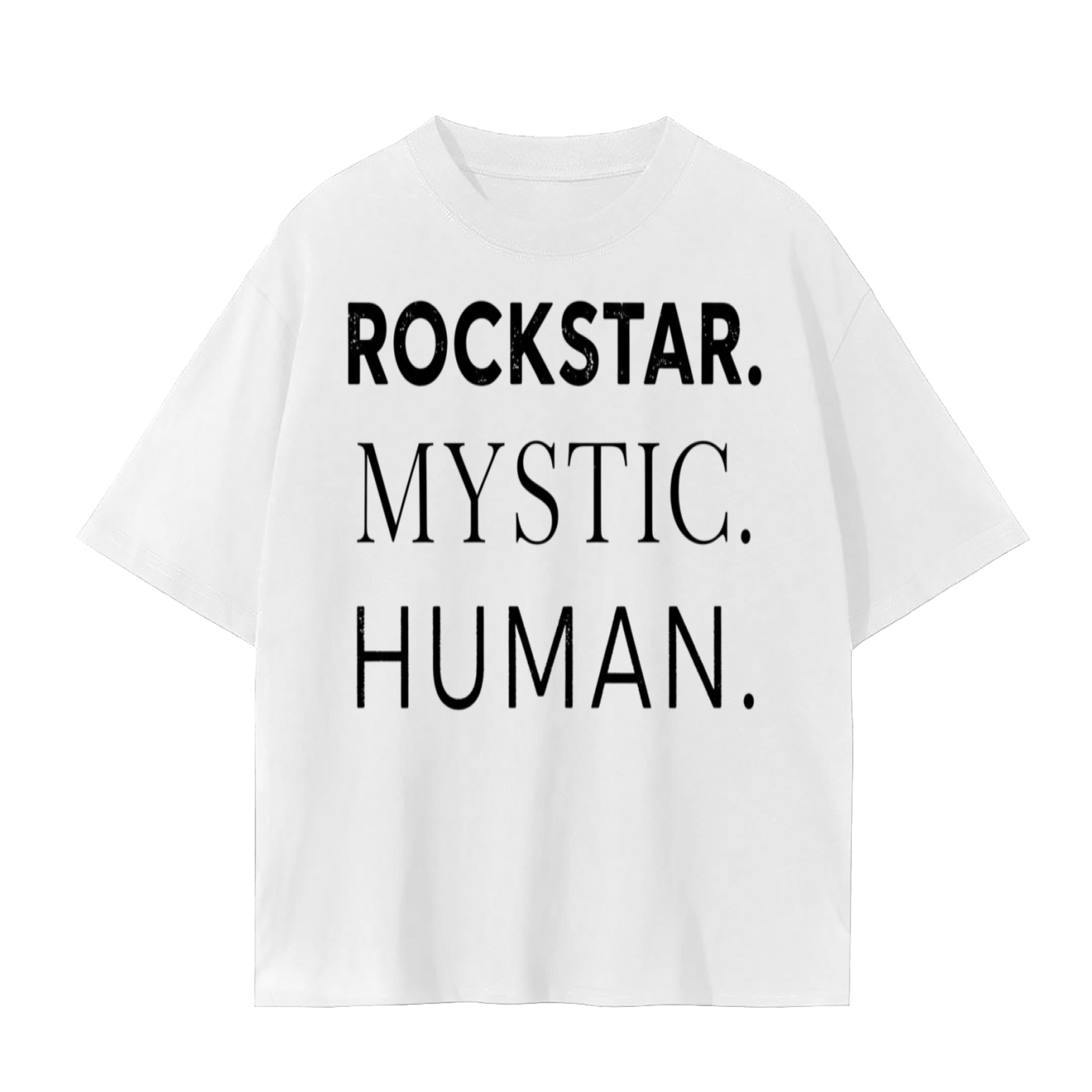 Rockstar Mystic Human T-Shirt | Soul Fitted Brands | Soulful Statement Tee