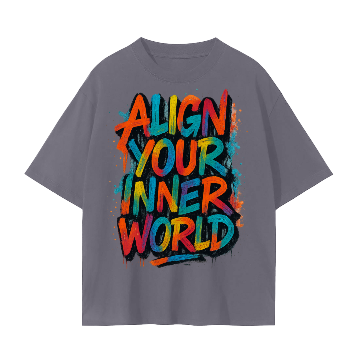 Align Your Inner World T-Shirt | Mindfulness Meditation Yoga Cotton Tee