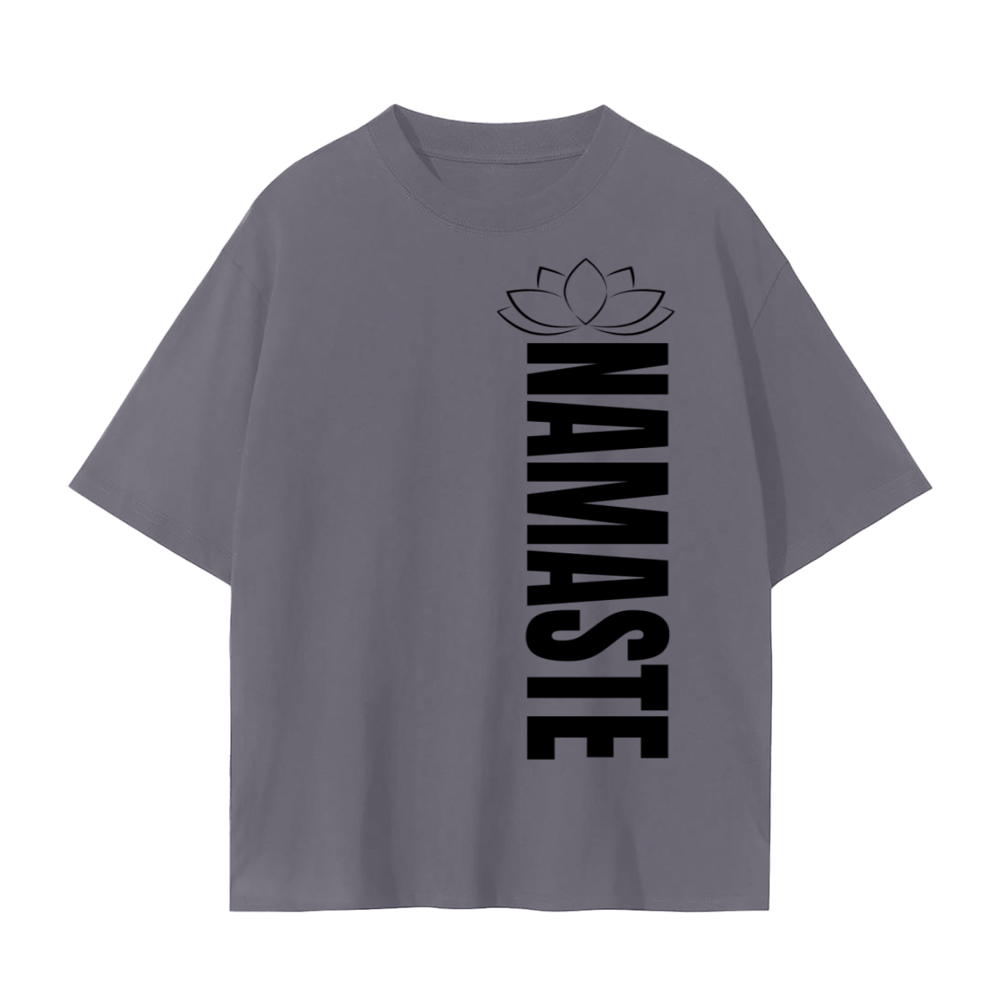 Namaste Mud Lotus Shirt | Growth Through Struggle Cotton Tee