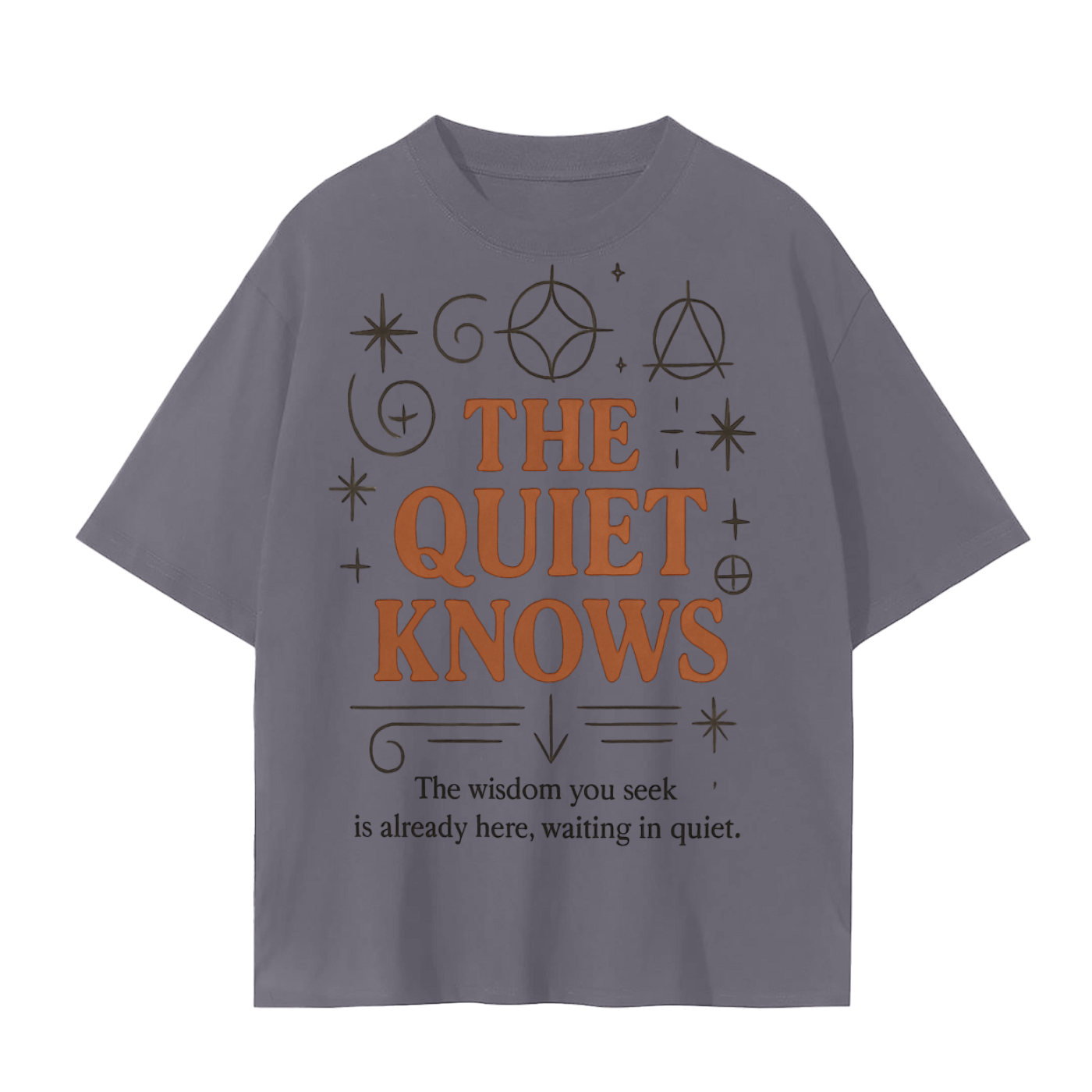 Meditation Is the Answer T-Shirt | Mindfulness Statement Cotton Tee